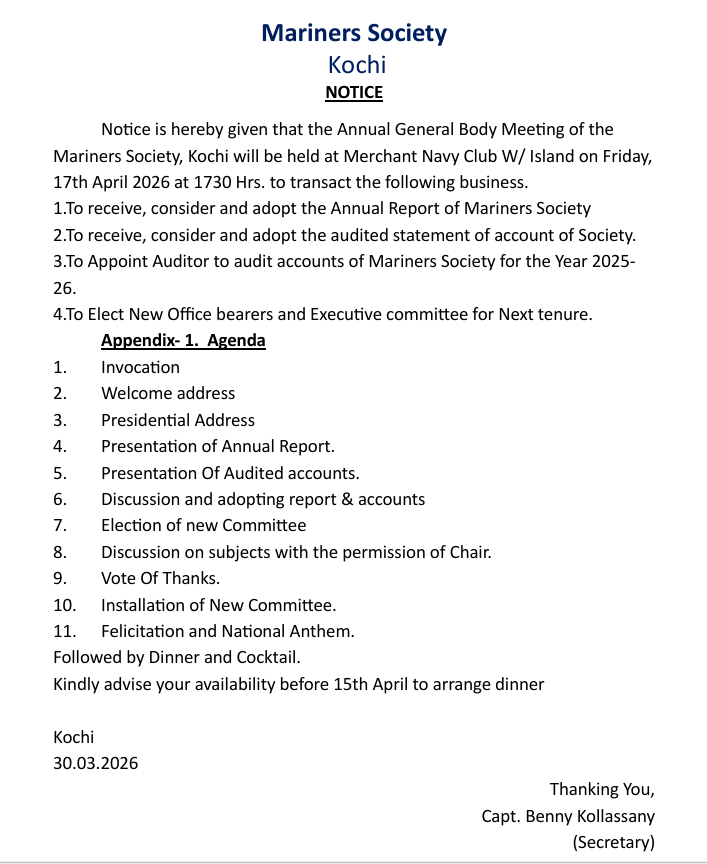 Notice board
